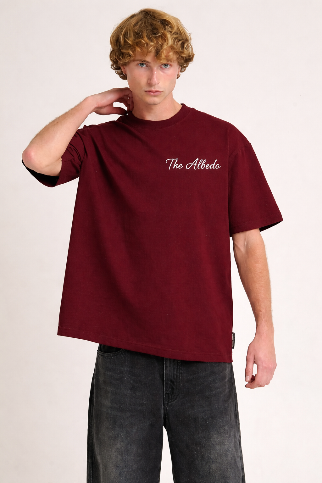 Men For T-Shirt Heavy Oversize Albedo Premium – Minimal